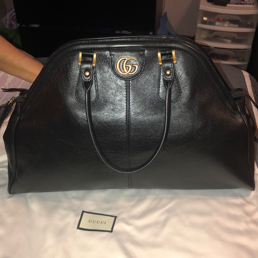 BRAND NEW Gucci Large Rebelle leather satchel